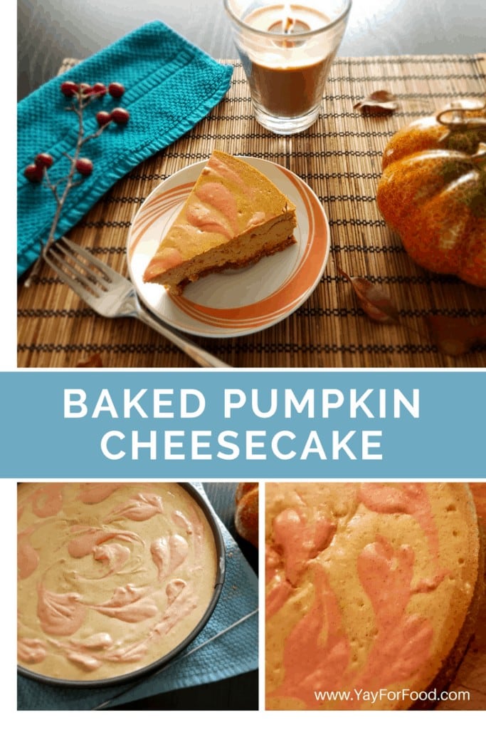 Baked Pumpkin Cheesecake - Yay! For Food