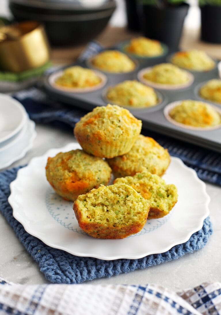 Broccoli Cheddar Cornbread Muffins - Yay! For Food