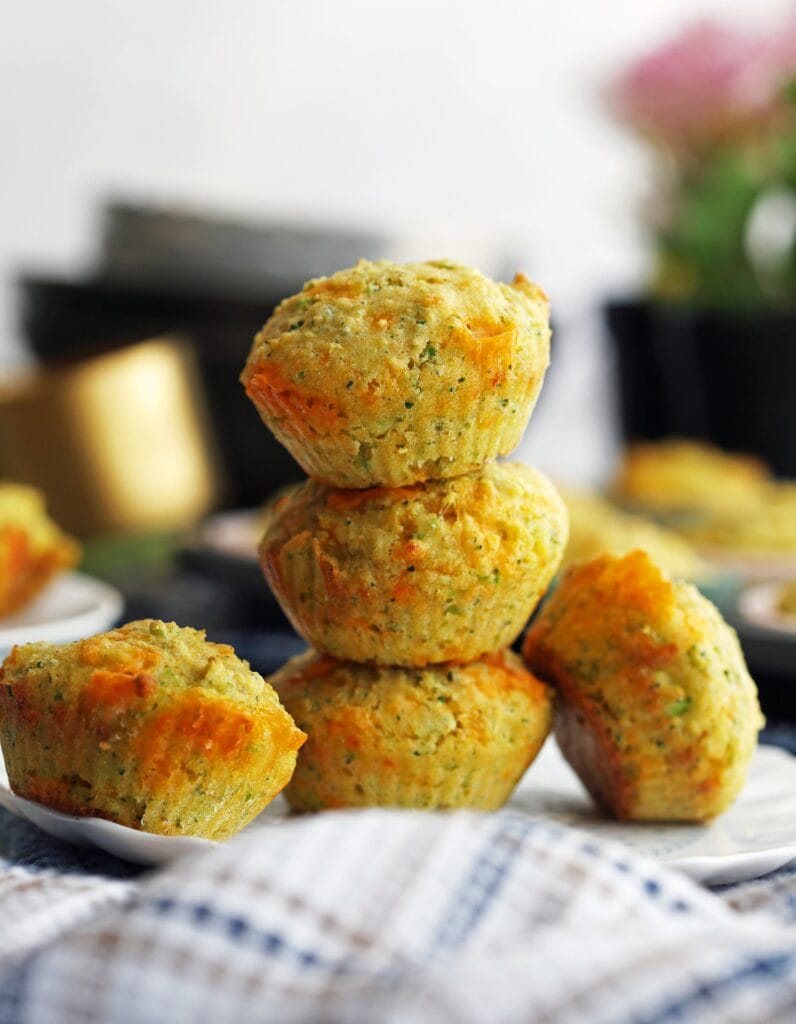 Broccoli Cheddar Cornbread Muffins - Yay! For Food