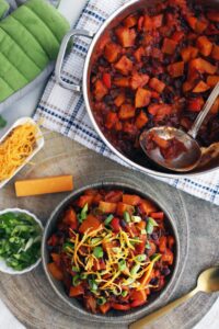 Roasted Butternut Squash And Black Bean Chili Yay For Food