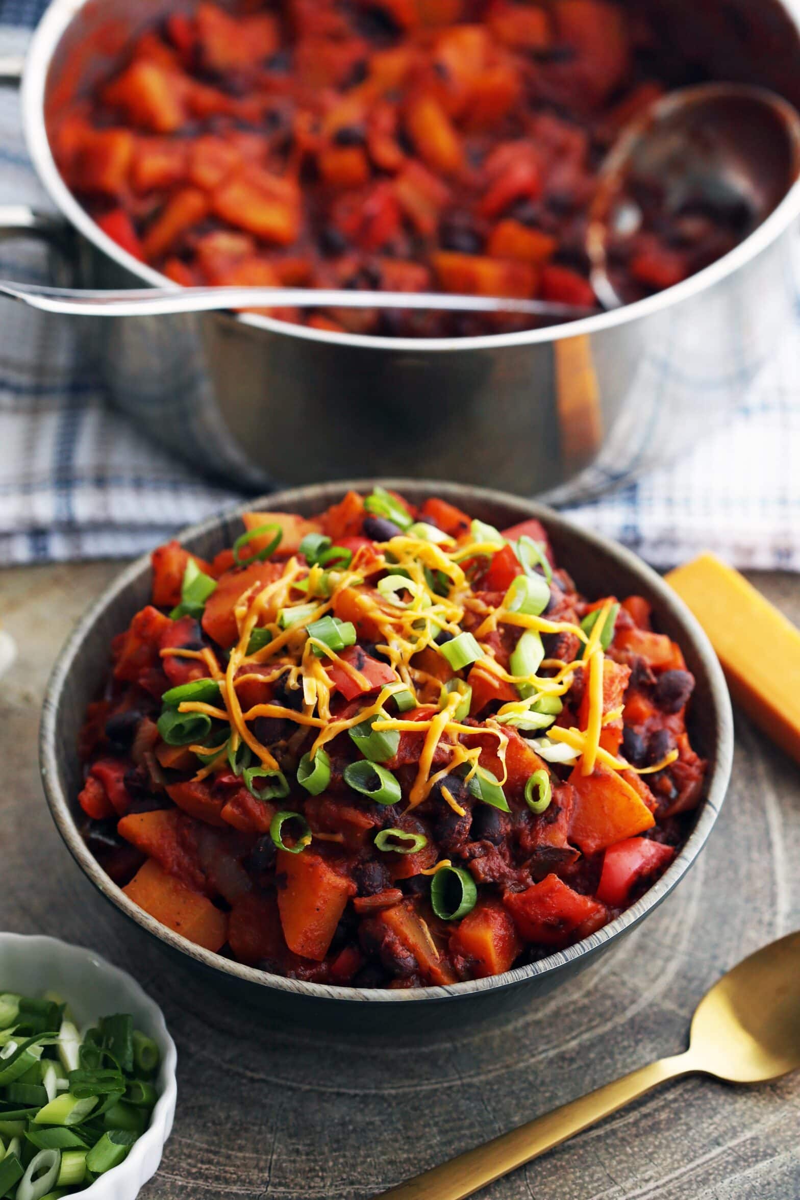 Roasted Butternut Squash And Black Bean Chili Yay For Food