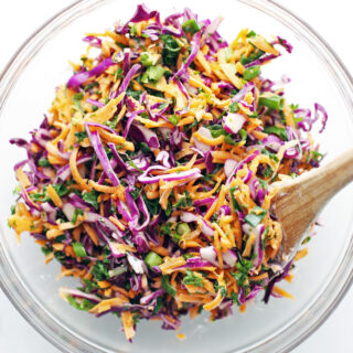 Healthy Carrot Cabbage Coleslaw - Yay! For Food