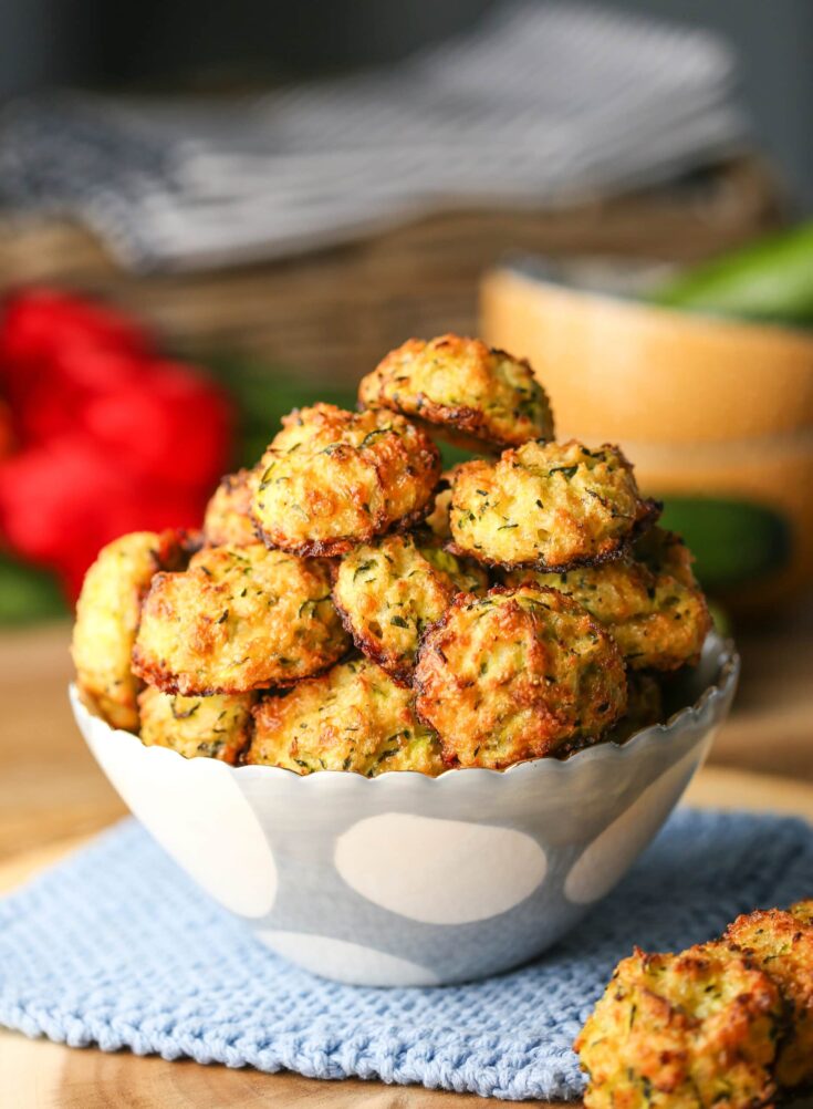 Cheesy Baked Zucchini Bites - Yay! For Food