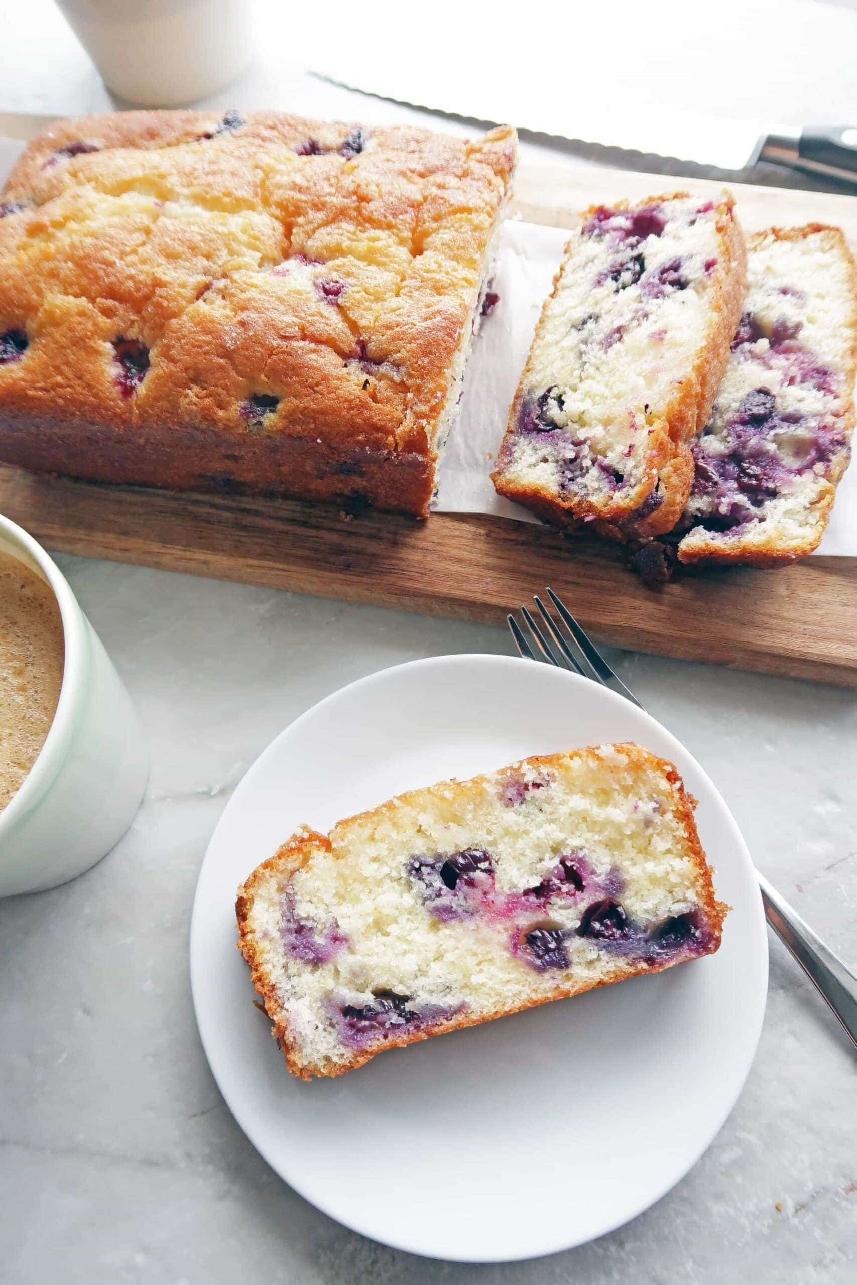 Classic Lemon Blueberry Loaf Cake - Yay! For Food
