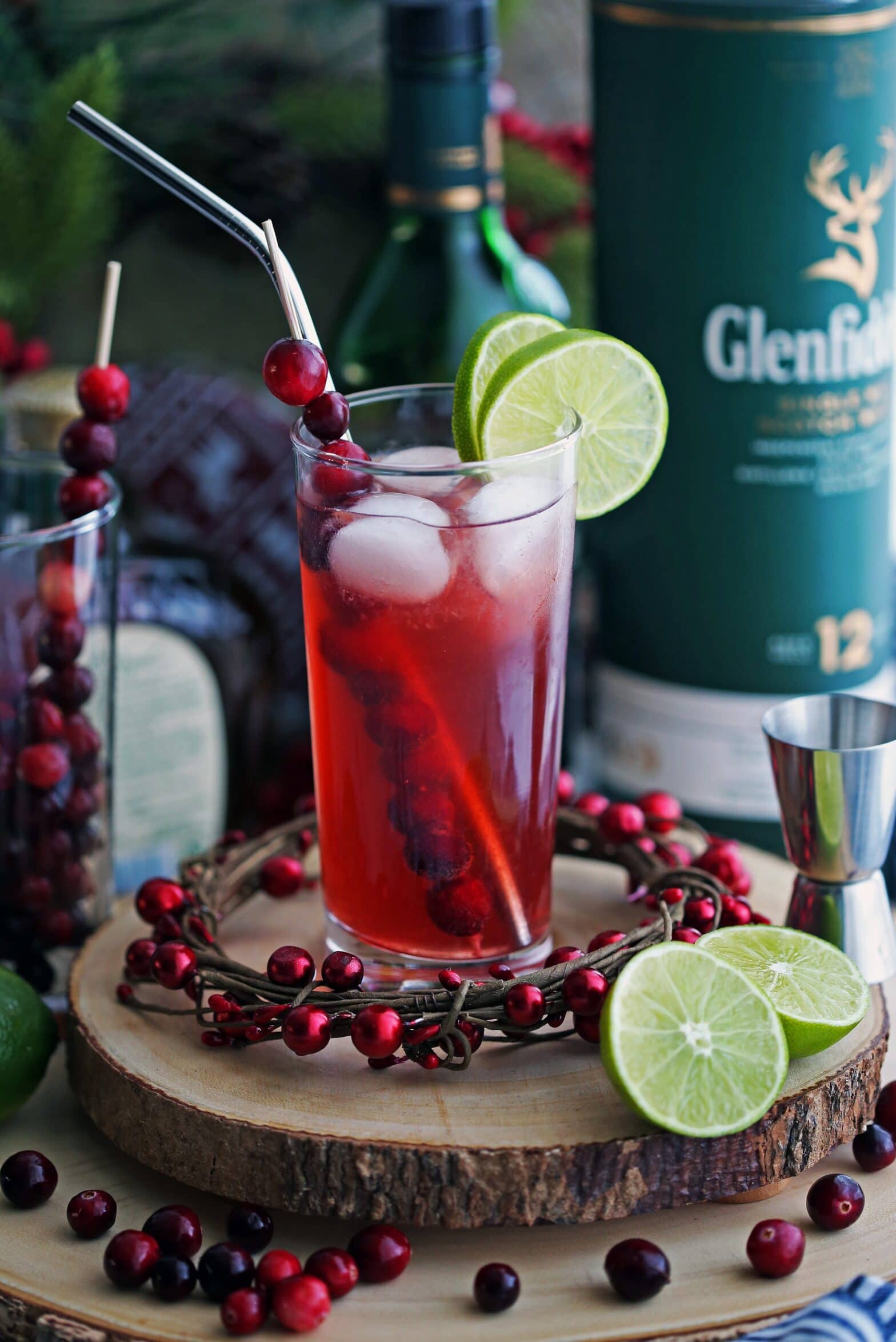 Cranberry Whiskey Ginger Cocktail - Yay! For Food