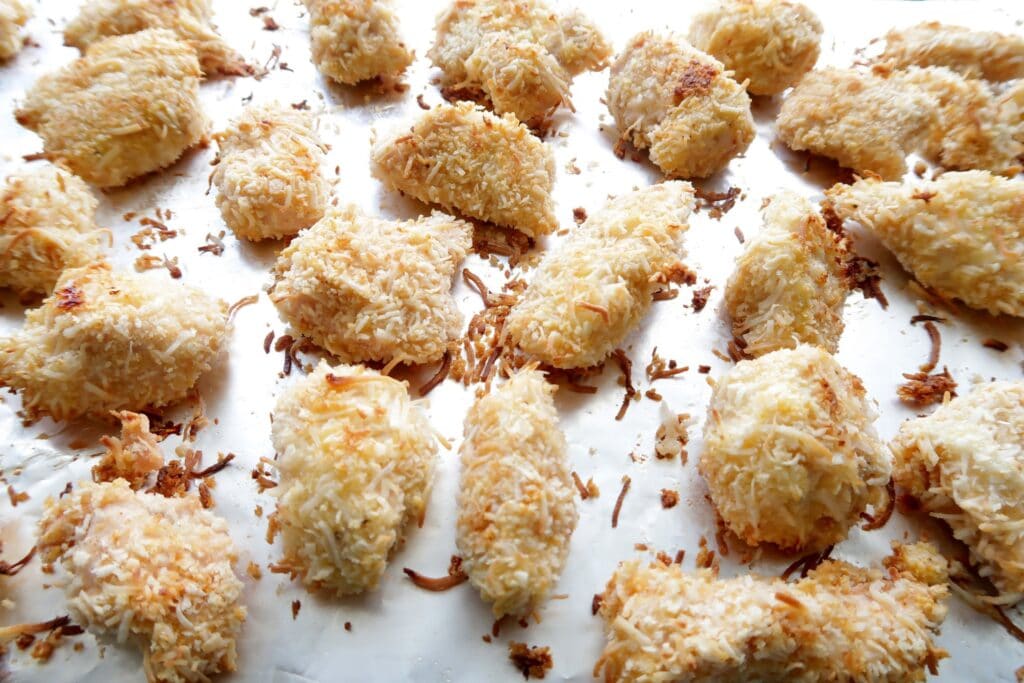 Baked Crispy Coconut Chicken Nuggets - Yay! For Food