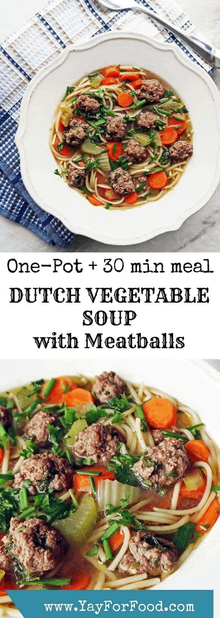 Dutch Vegetable Soup With Meatballs Yay For Food