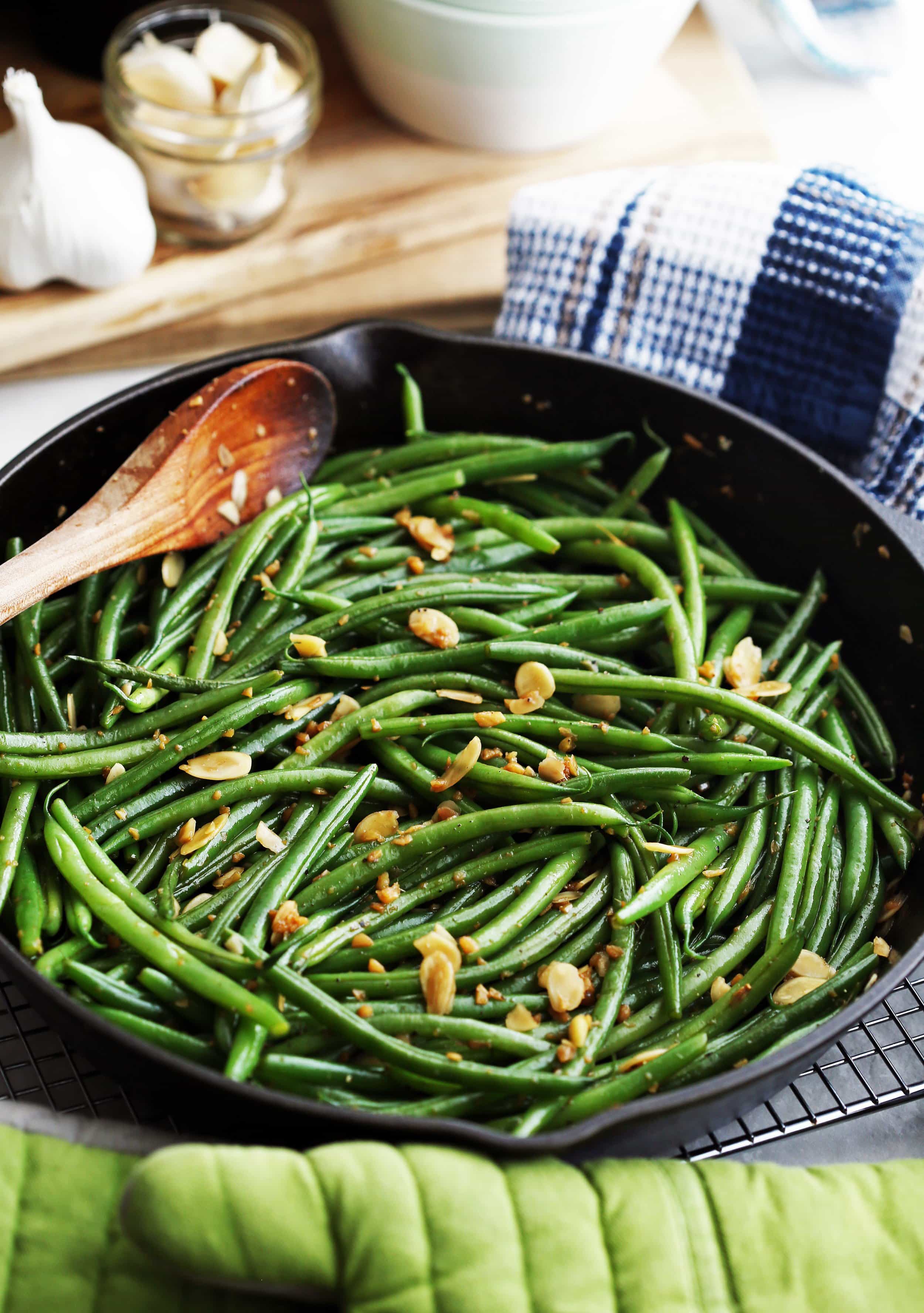 Garlic Ginger Green Beans - Yay! For Food