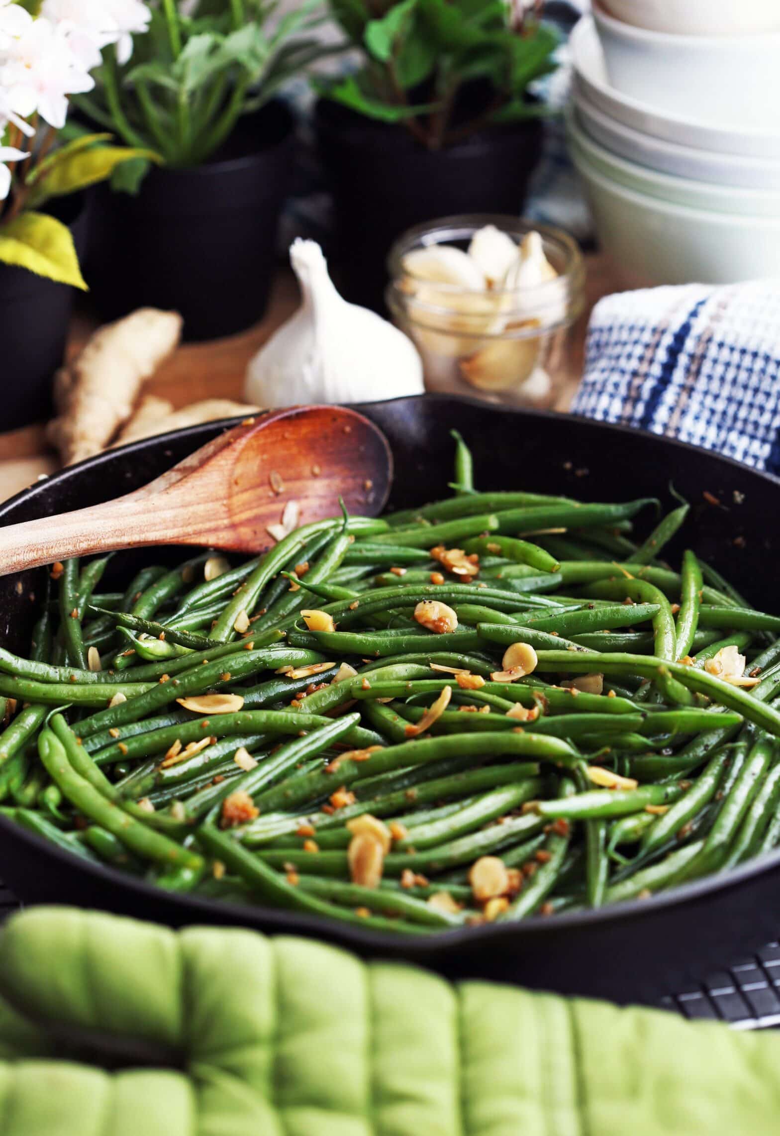 Garlic Ginger Green Beans Yay For Food