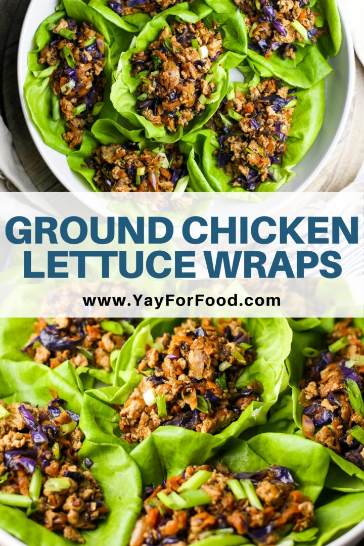 Ground Chicken Lettuce Wraps - Yay! For Food