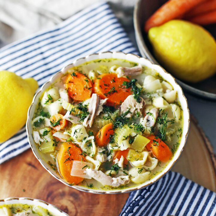 Instant Pot Lemon Dill Chicken Noodle Soup - Yay! For Food