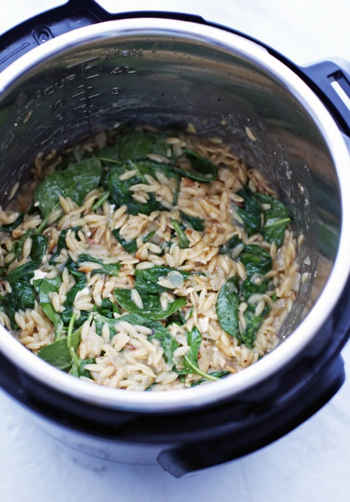 Instant Pot Lemon Pepper Orzo With Chicken Thighs Yay For Food