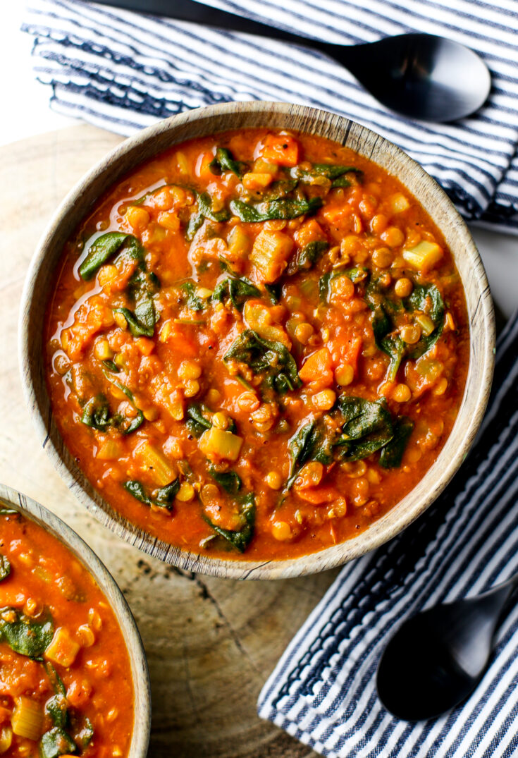 Instant Pot Turmeric Lentil Soup - Yay! For Food