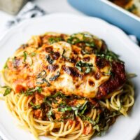 Easy Mozzarella Chicken with Marinara Sauce - Yay! For Food