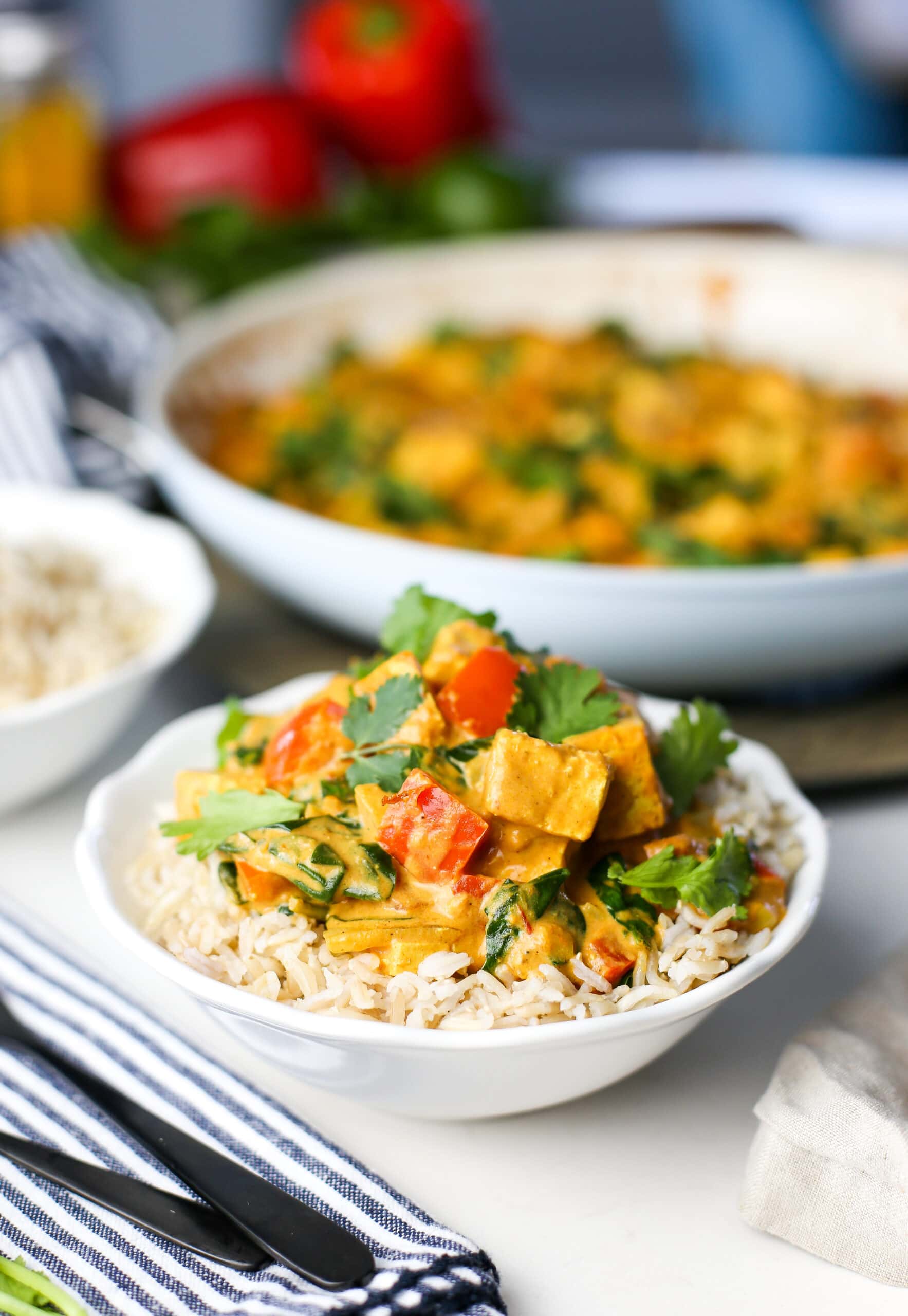 One-Pan Tofu Coconut Curry - Yay! For Food