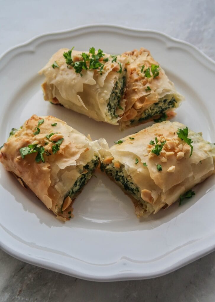 Spinach and Ricotta Spanakopita Rolls - Yay! For Food