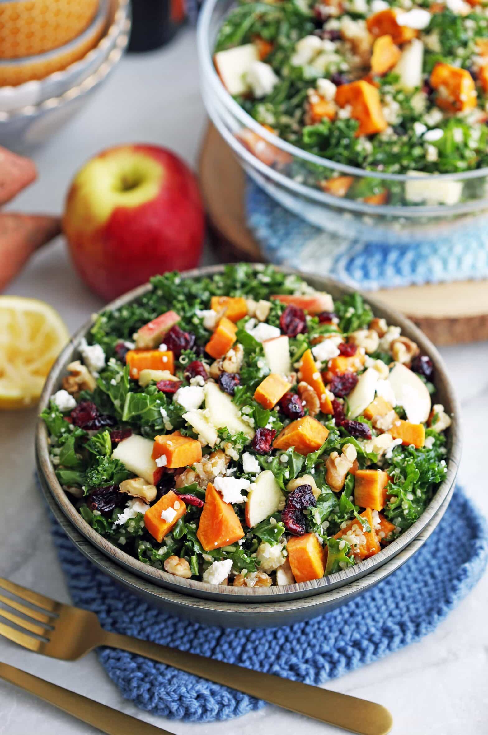 Sweet Potato Quinoa Kale Salad - Yay! For Food