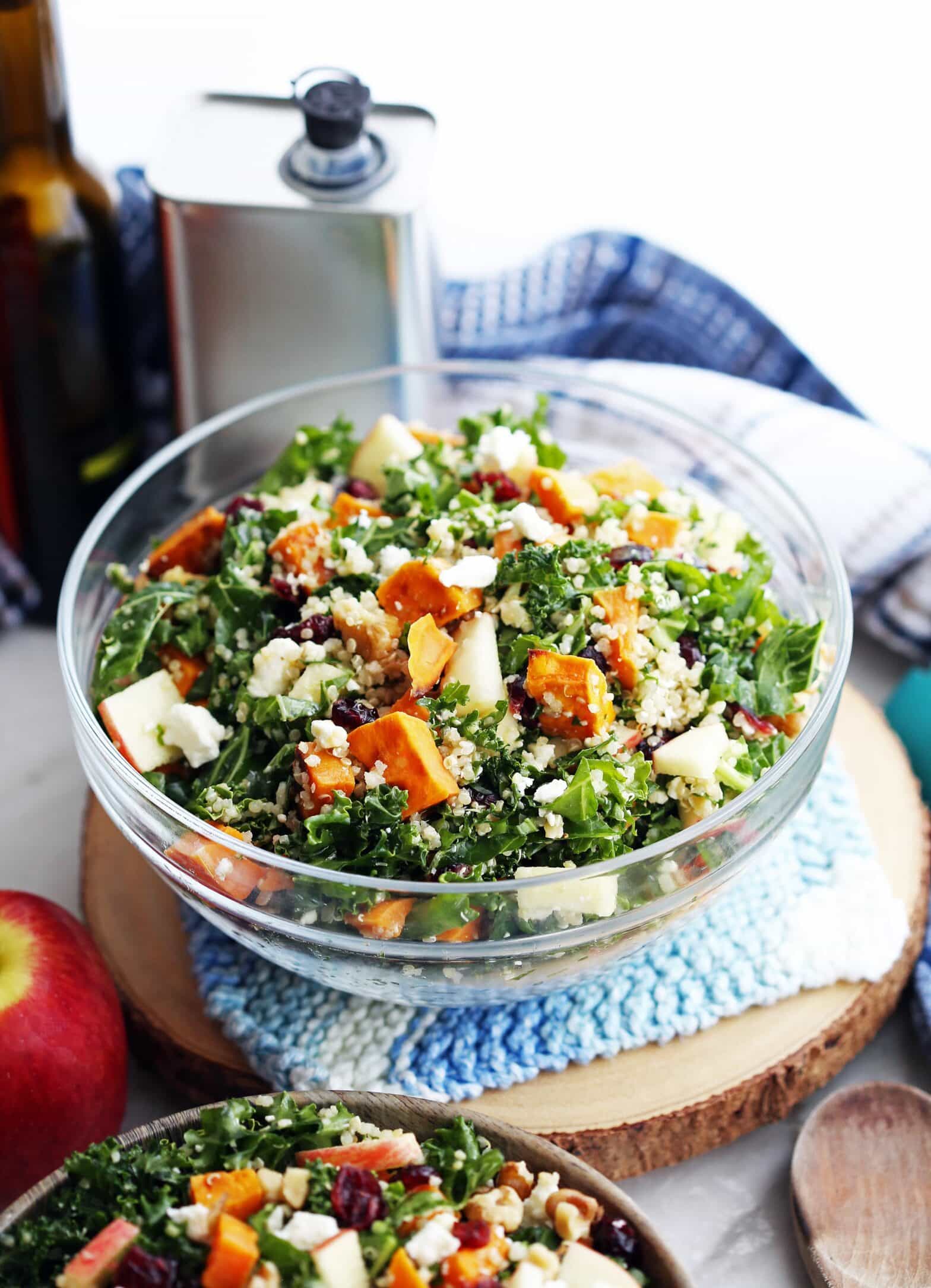 Sweet Potato Quinoa Kale Salad - Yay! For Food