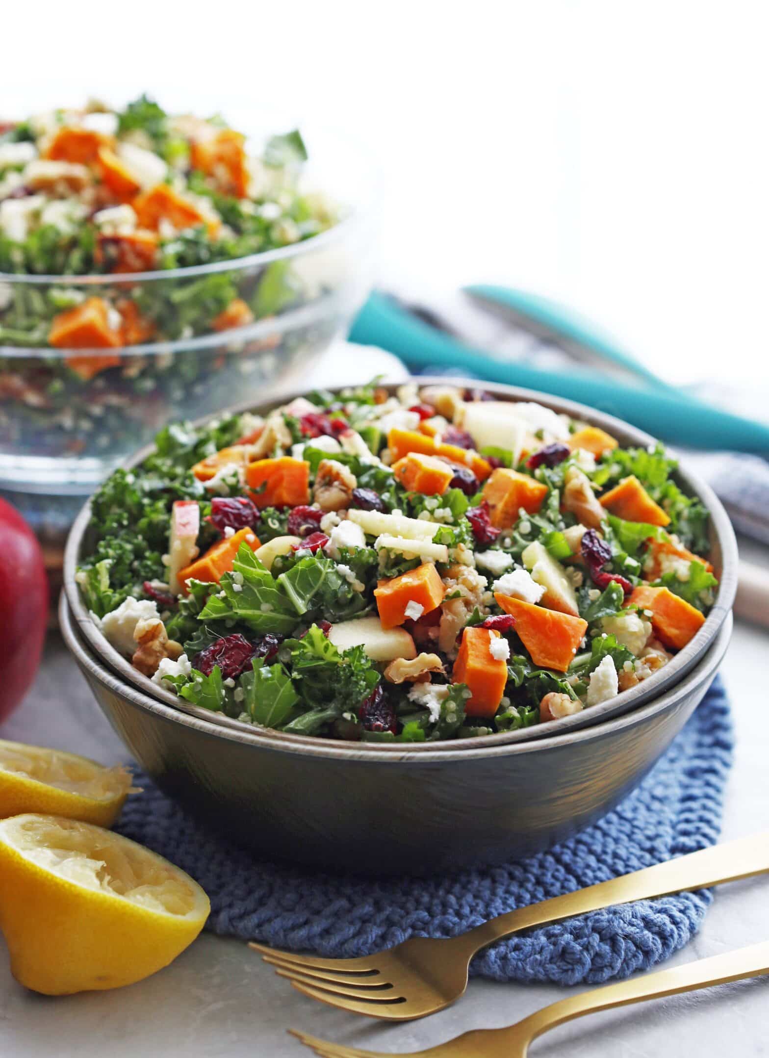 Sweet Potato Quinoa Kale Salad - Yay! For Food