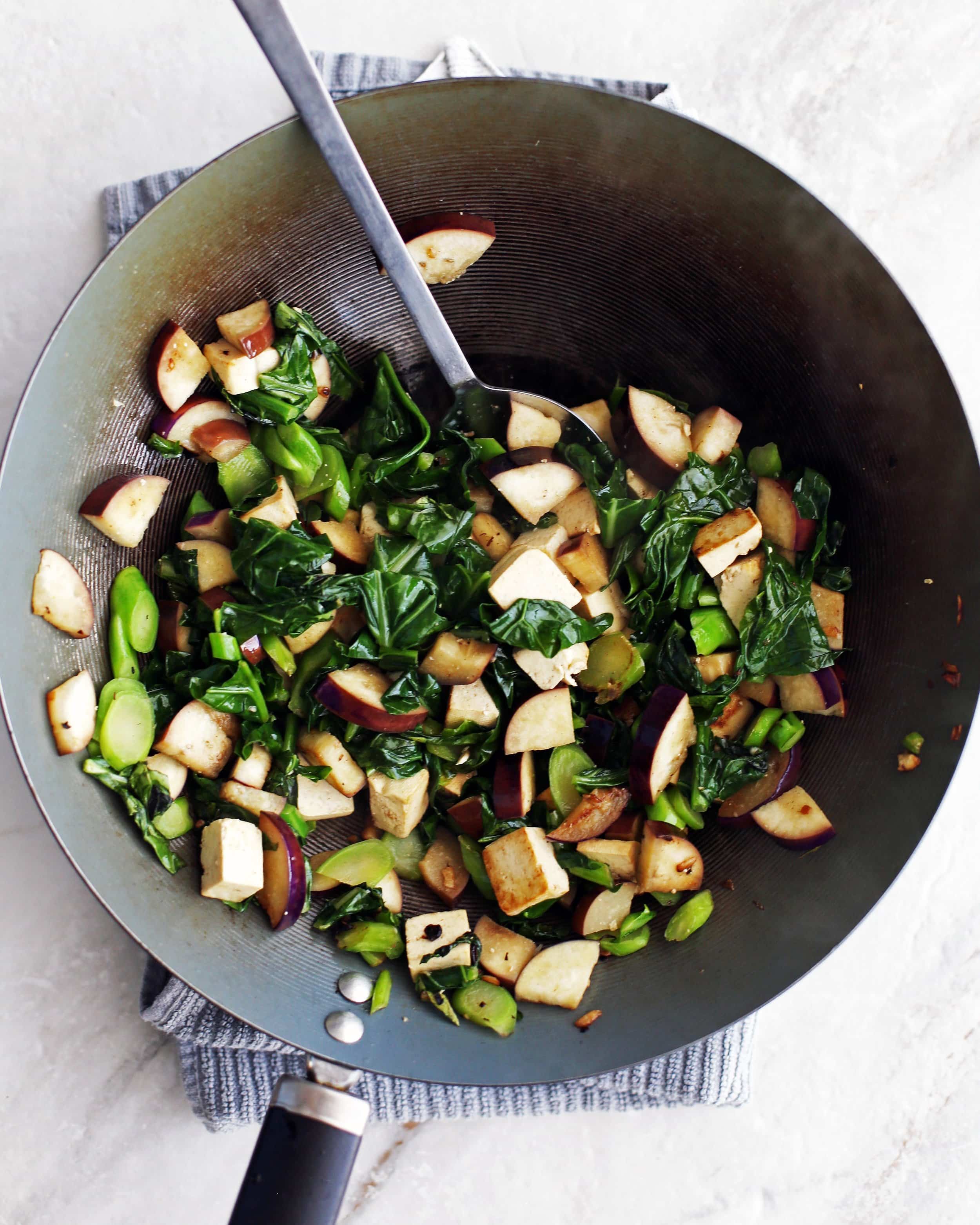 Vegetarian Pad See Ew With Tofu And Chinese Eggplant Yay For Food