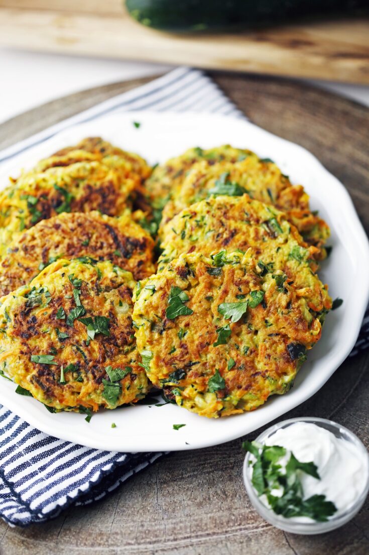 Easy Zucchini Carrot Pancakes - Yay! For Food