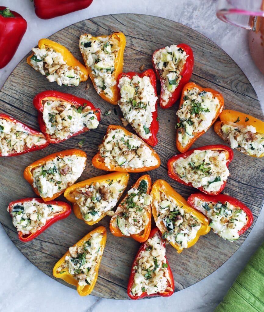 Zucchini Cream Cheese Mini Stuffed Peppers Yay! For Food