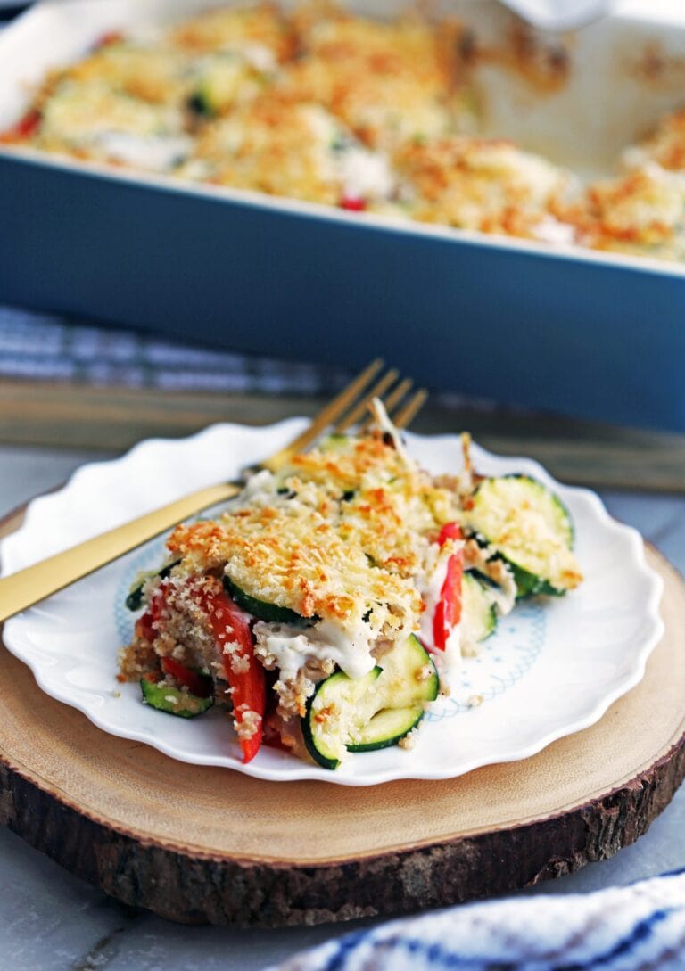 Zucchini Gratin with Gruyère and Panko Breadcrumbs - Yay! For Food